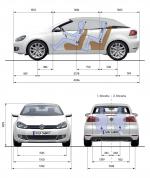 Volkswagen Golf Cabrio 2011 года